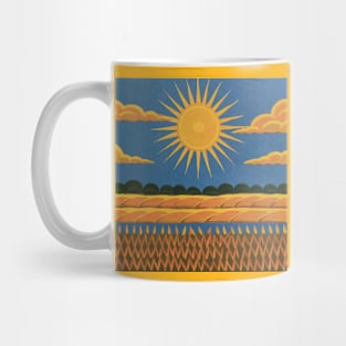 Sun drenched field Mug